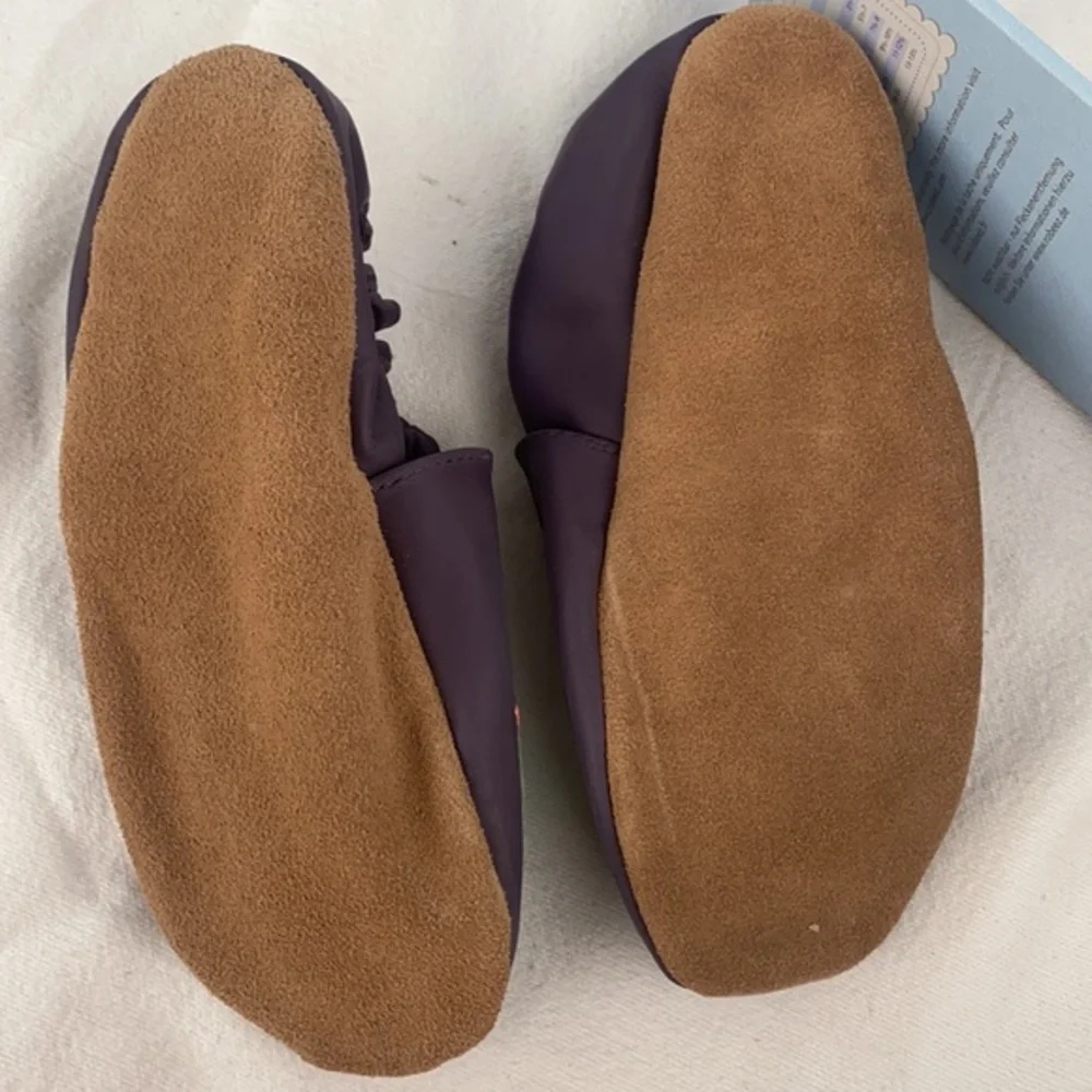 Robeez‎ Soft Soles Shoes NESTING NELLIE PLUM 5-6 Yr